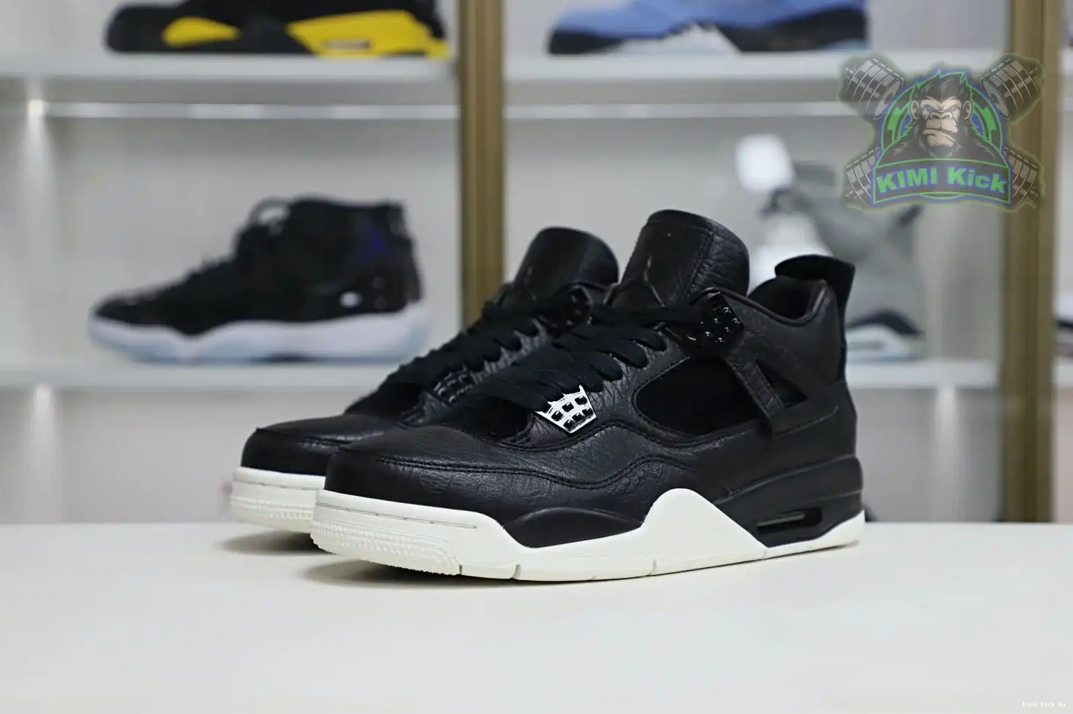 Jordan retro 4 ponyhair Jordan Air black Kimikick 0823